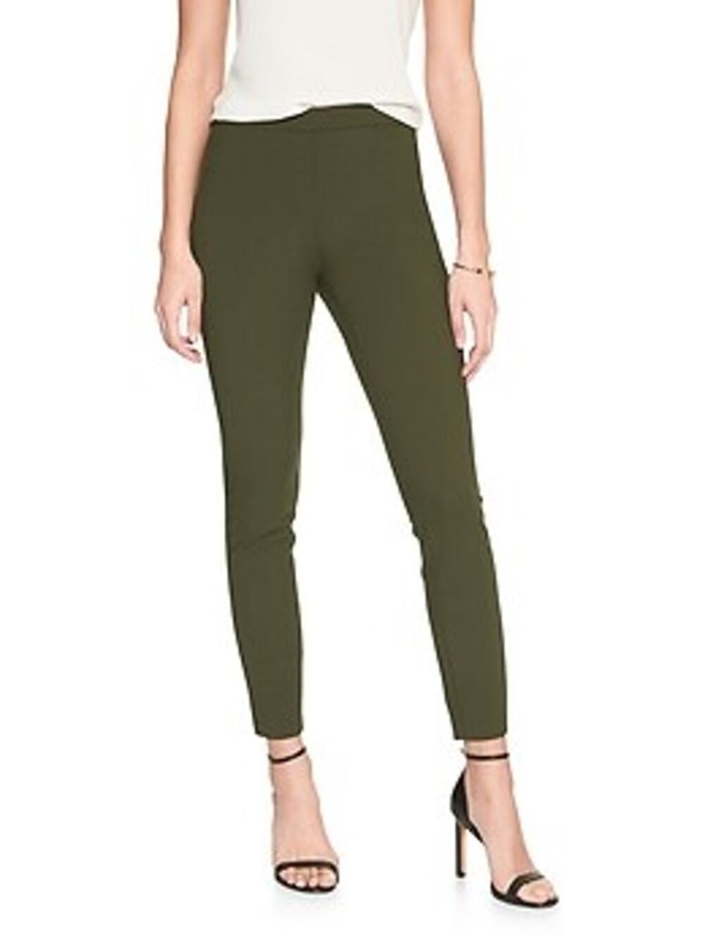 Banana Republic Army Green Devon Leggings Pants | Women's 6